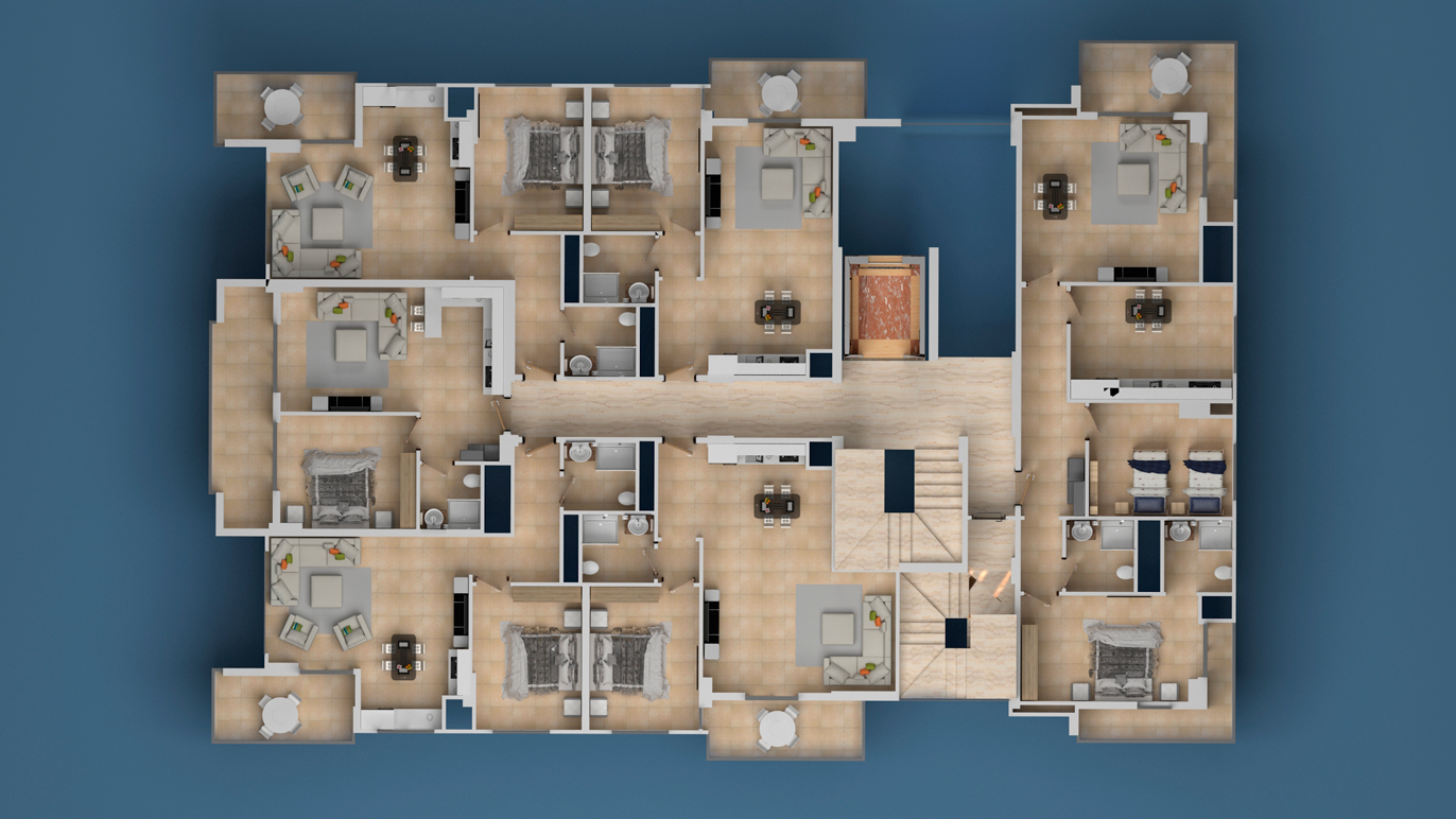 Plantegning 7 etasje Investment Plus