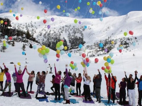 Akdağ Ski Center hosts annual festival