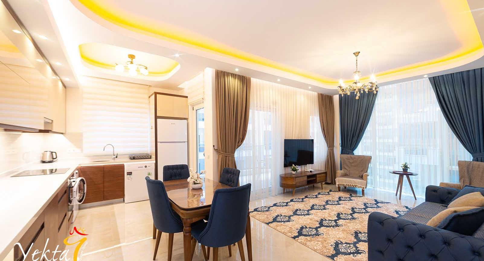 MODERN 2+1 APARTMENT WITH SEA VIEW